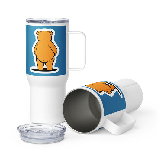 Bellamy Bear 2 Travel mug with a handle