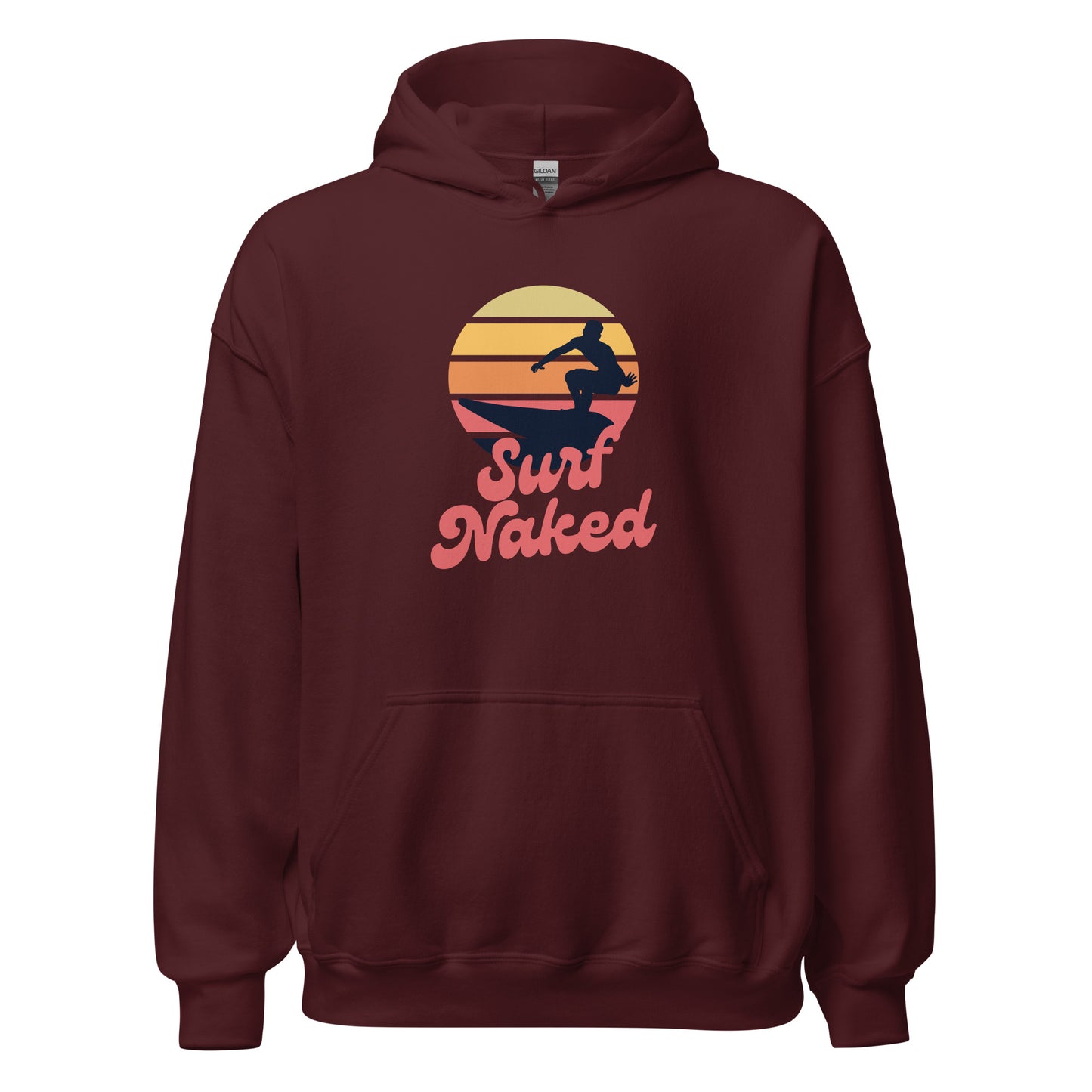 Surf Naked Unisex Hoodie