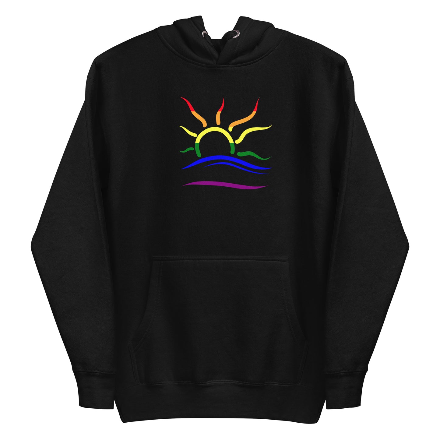 Premium Hoodie: Naturist Symbol (Pride)