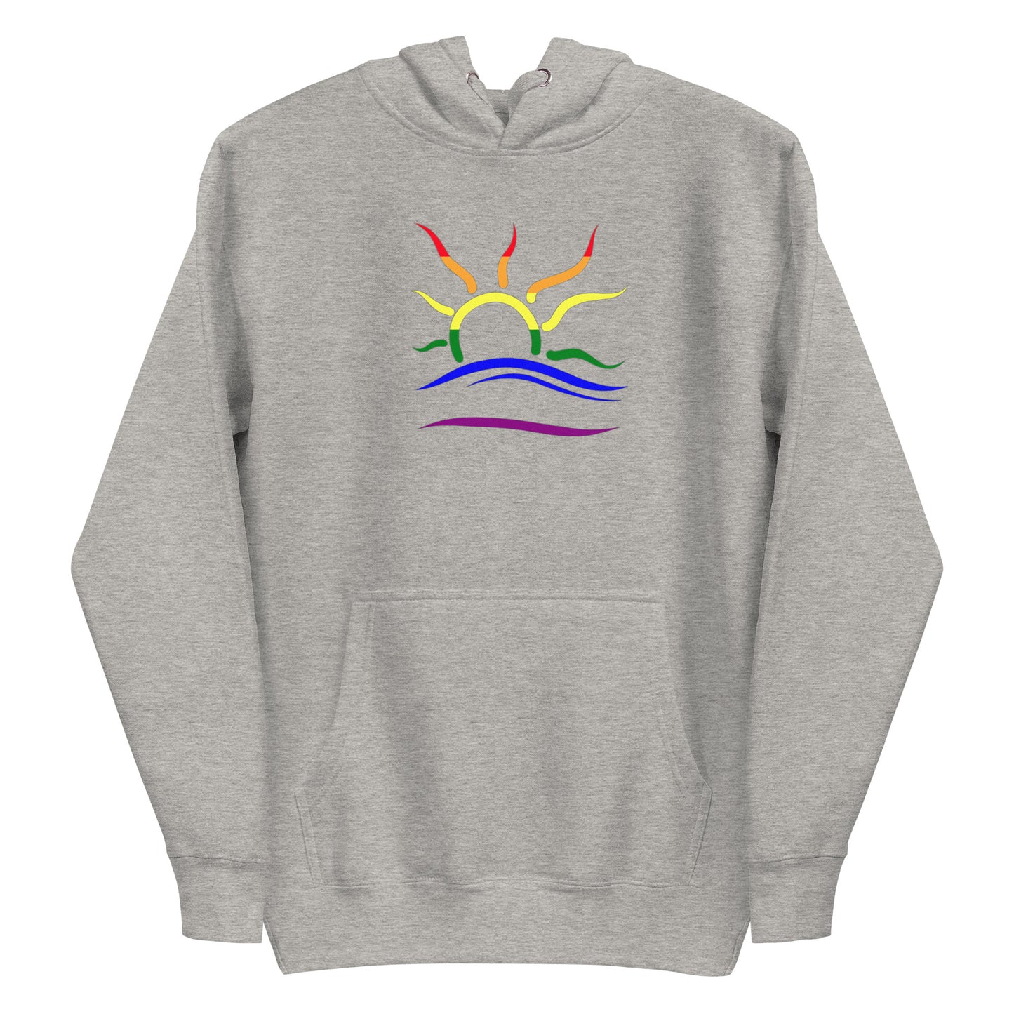 Premium Hoodie: Naturist Symbol (Pride)