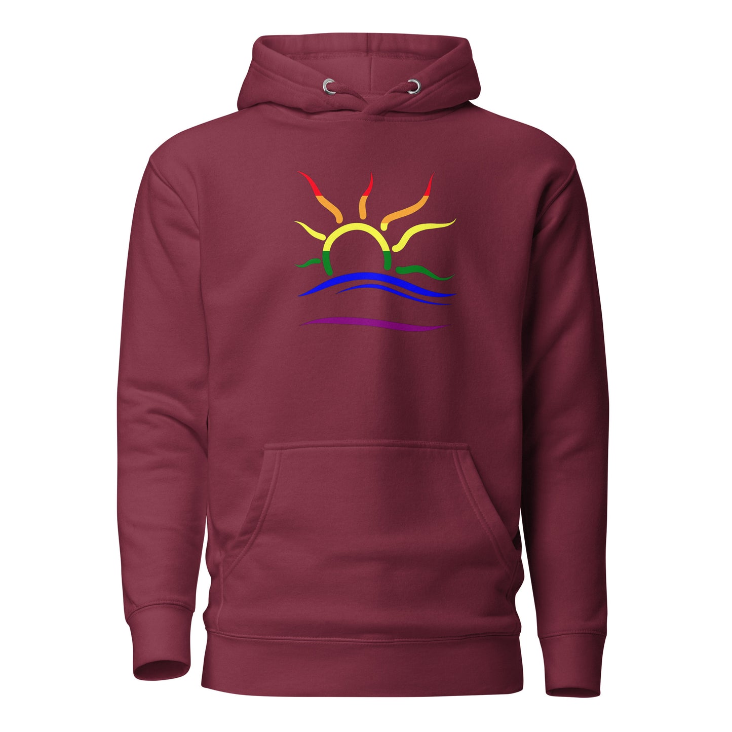 Premium Hoodie: Naturist Symbol (Pride)