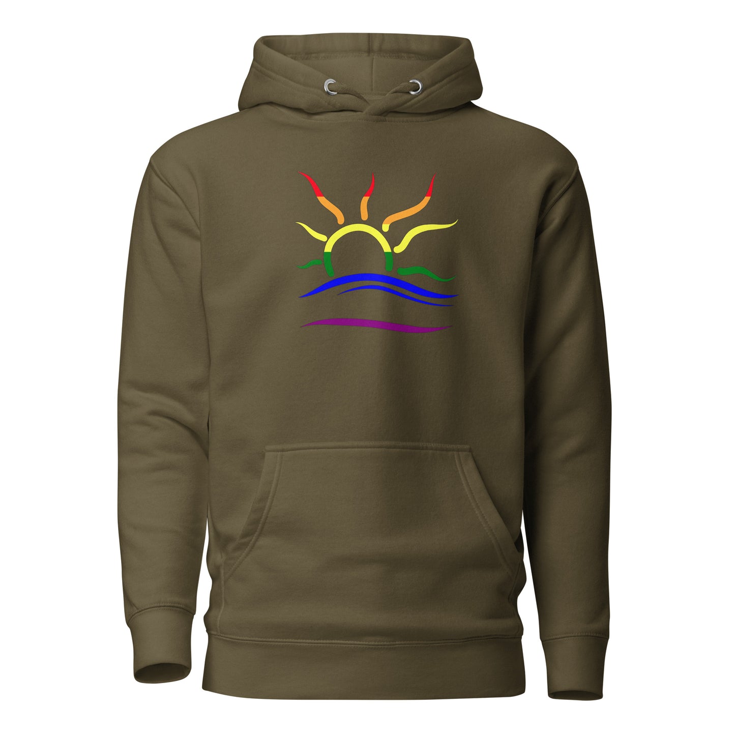 Premium Hoodie: Naturist Symbol (Pride)