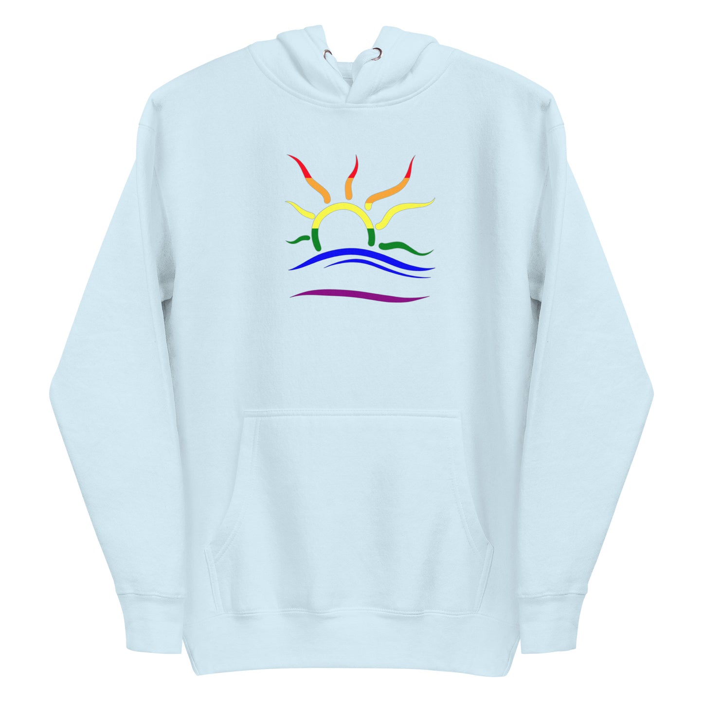 Premium Hoodie: Naturist Symbol (Pride)