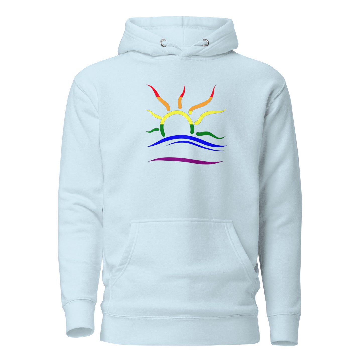 Premium Hoodie: Naturist Symbol (Pride)