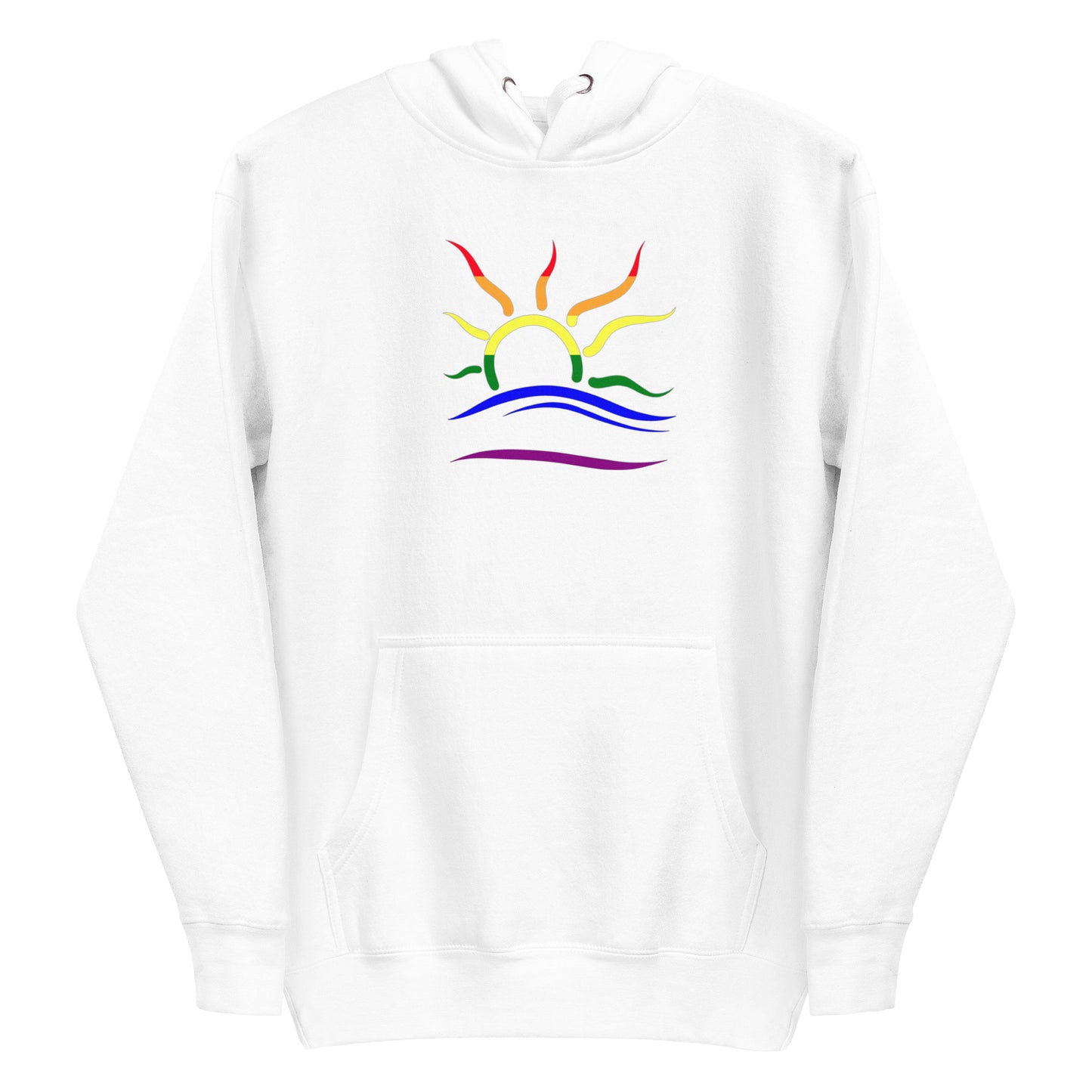 Premium Hoodie: Naturist Symbol (Pride)