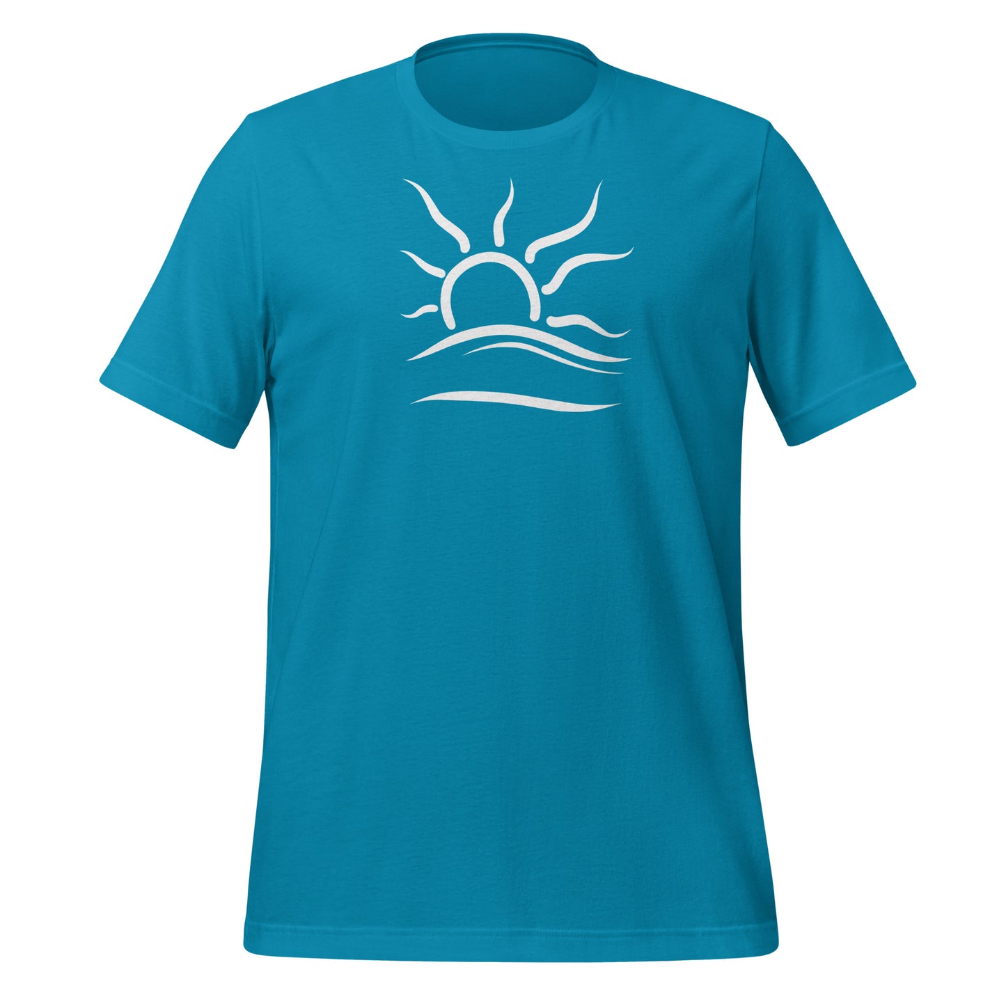 UniseStandard T-Shirt: Naturist Symbol (wht) (Light)