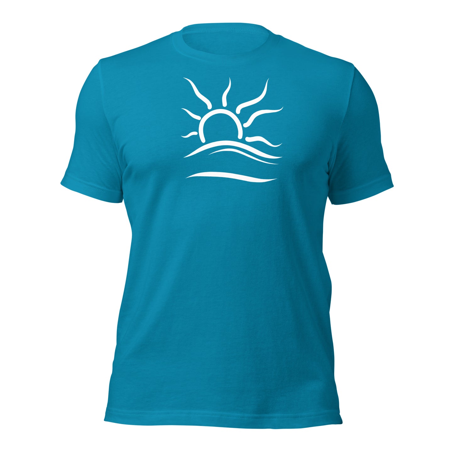 UniseStandard T-Shirt: Naturist Symbol (wht) (Light)