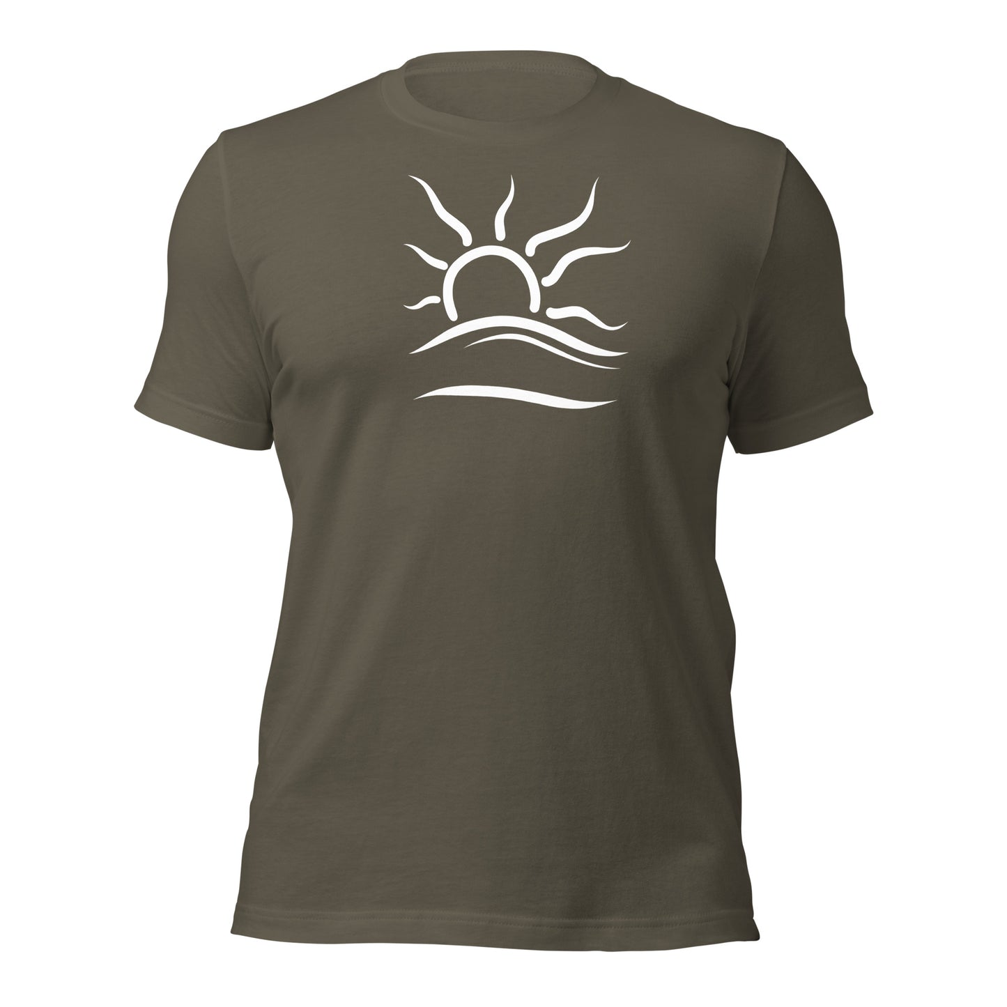 Standard T-Shirt: Naturist Symbol (wht)