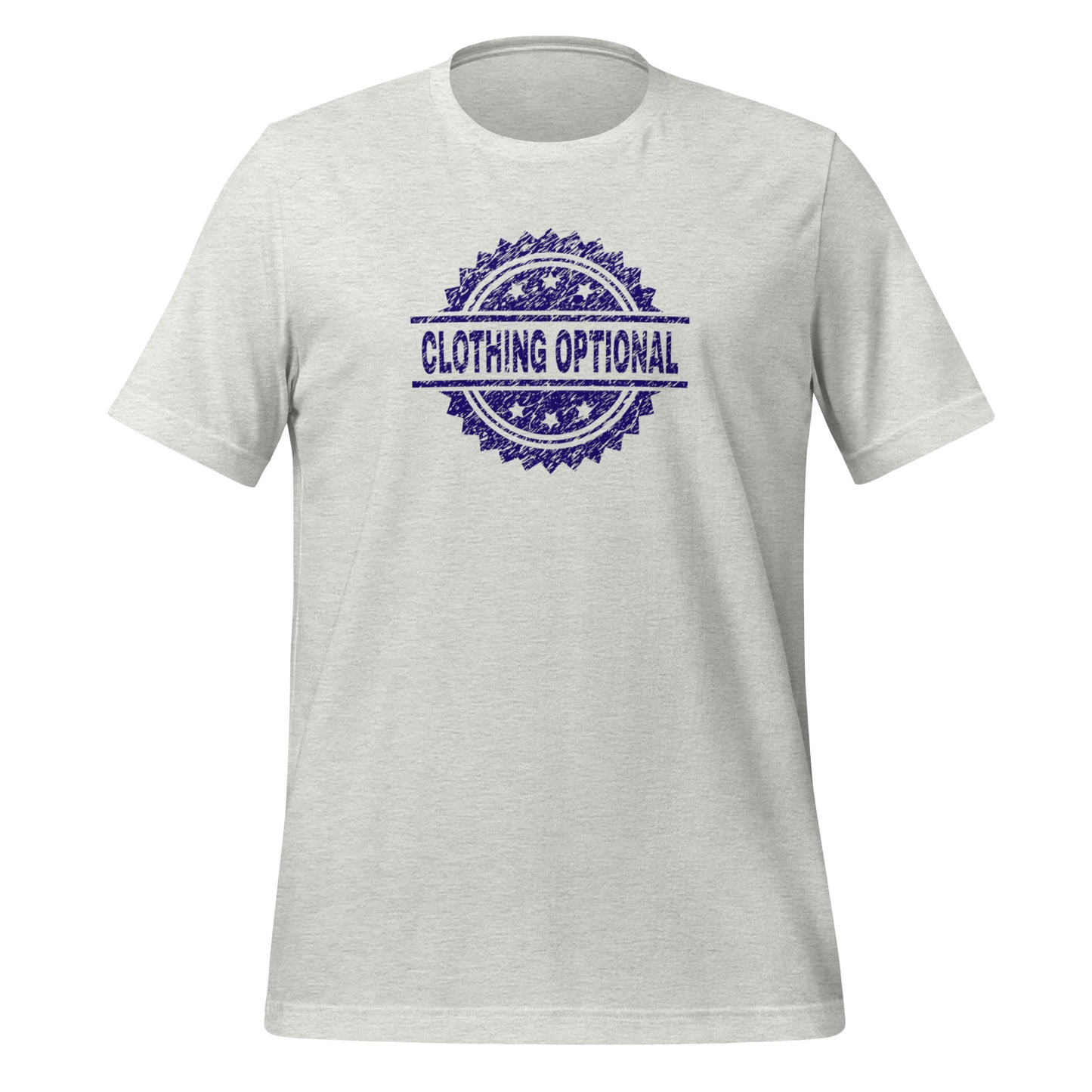 Standard T-Shirt: Clothing Optional Stamp