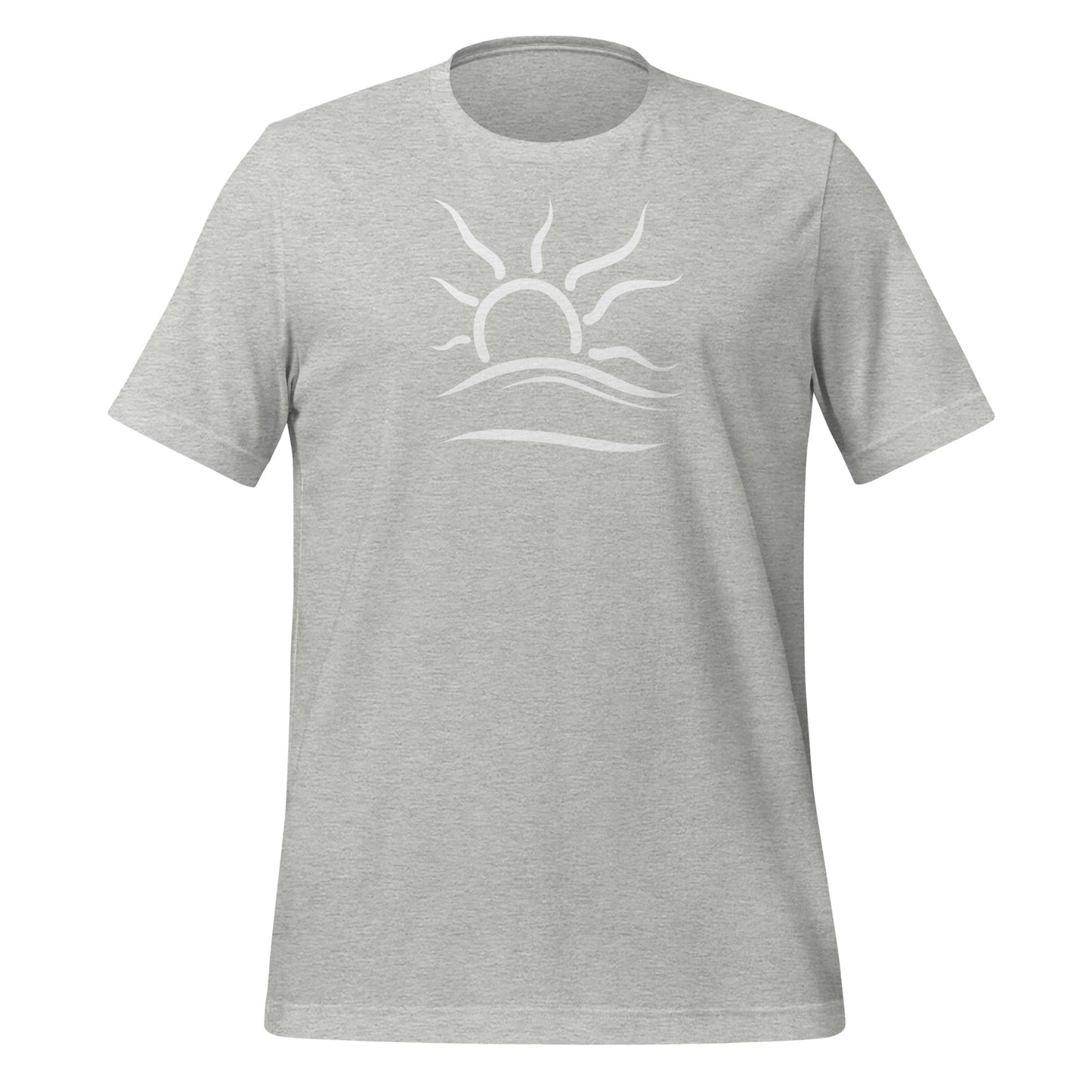 Standard T-Shirt: Naturist Symbol (wht) (Heather)