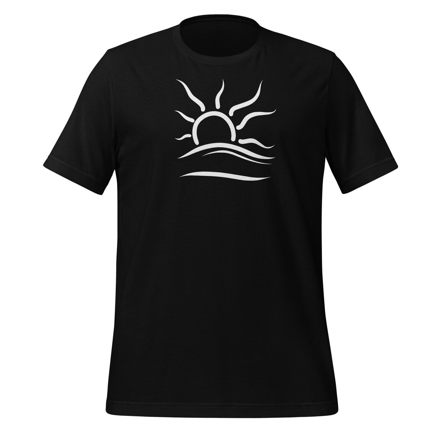 Standard T-Shirt: Naturist Symbol (wht)