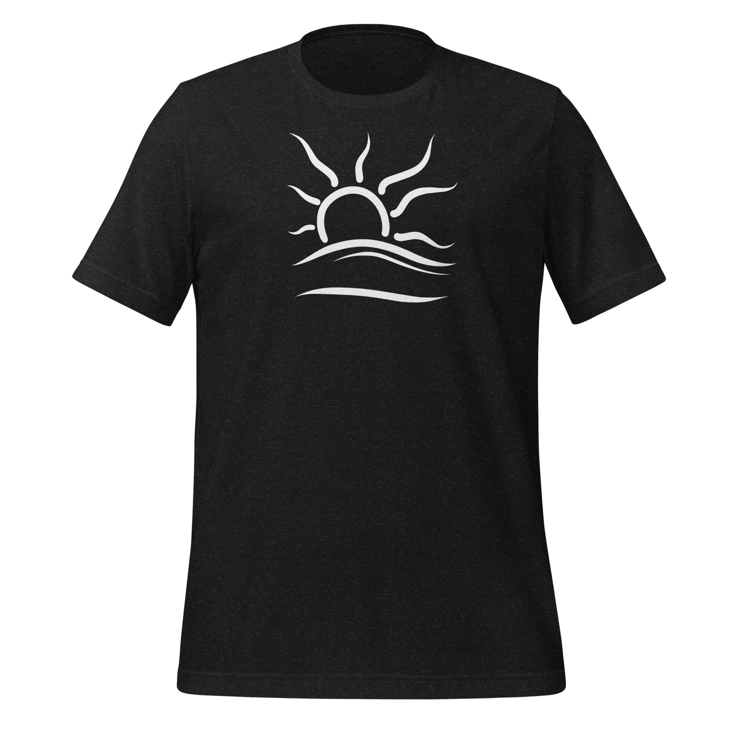 Standard T-Shirt: Naturist Symbol (wht) (Heather)