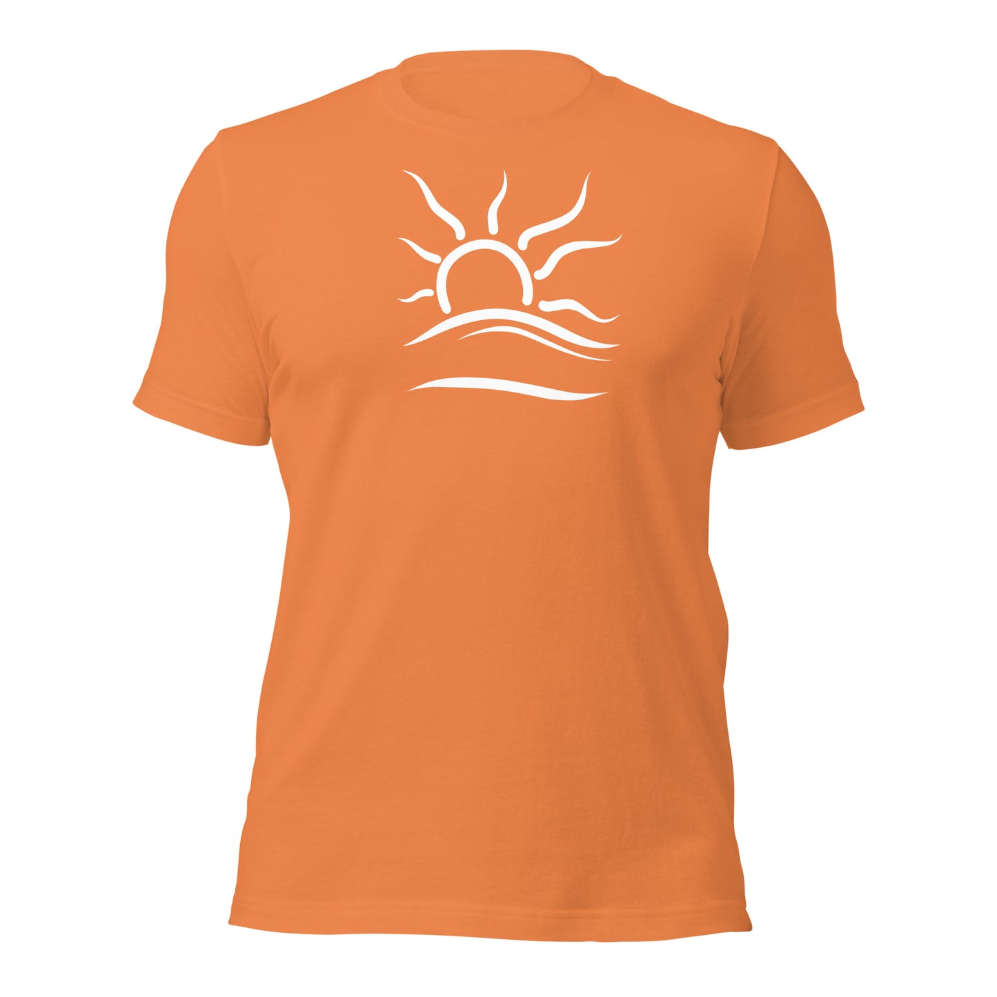 UniseStandard T-Shirt: Naturist Symbol (wht) (Light)