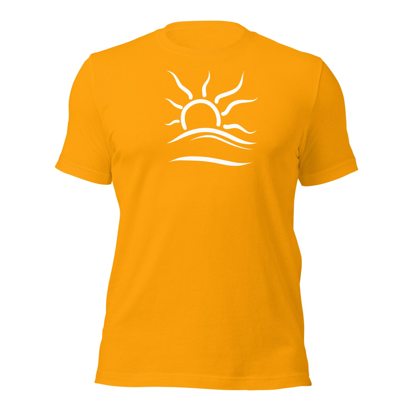 UniseStandard T-Shirt: Naturist Symbol (wht) (Light)