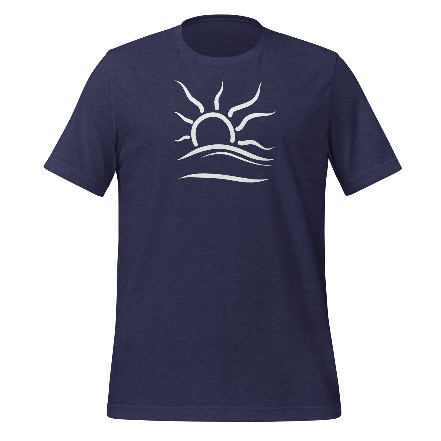 Standard T-Shirt: Naturist Symbol (wht) (Heather)