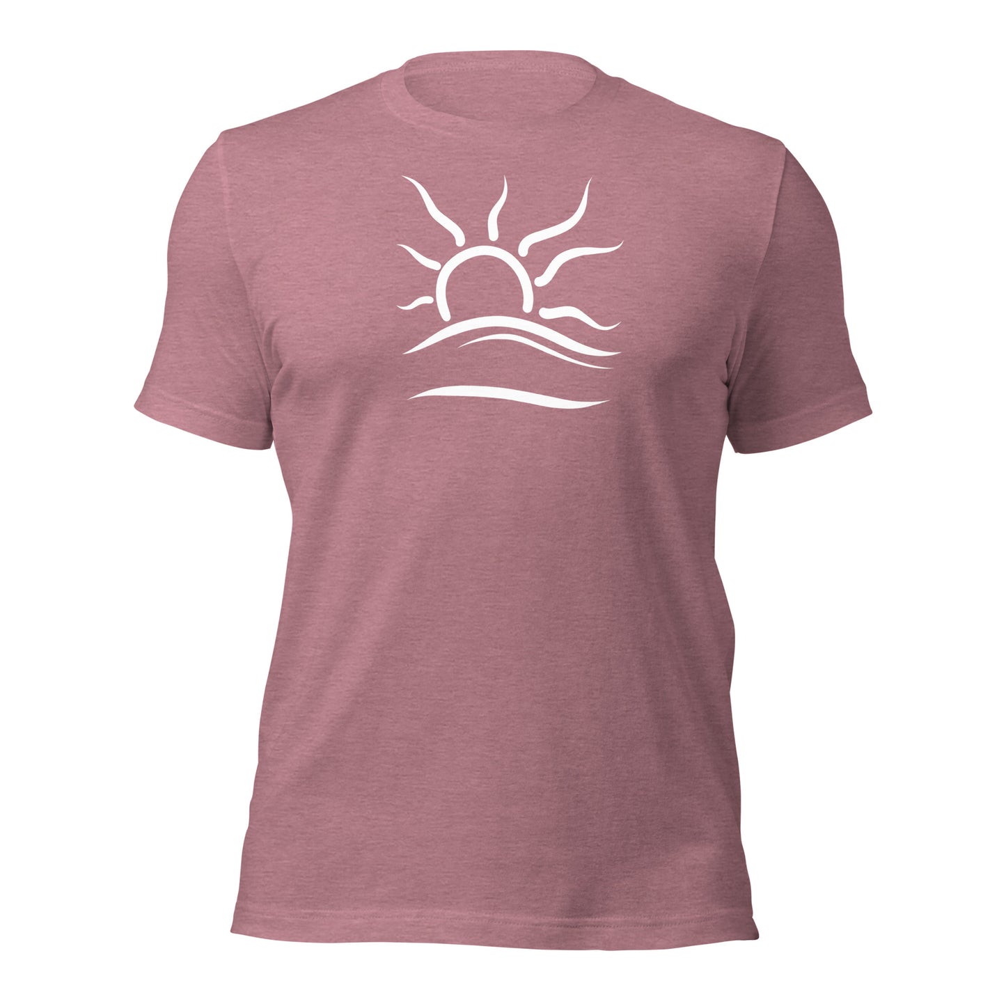 Standard T-Shirt: Naturist Symbol (wht) (Heather)