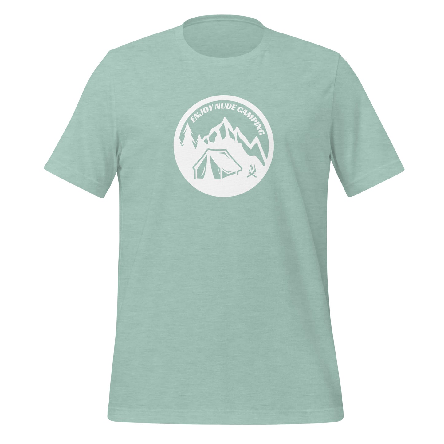 Standard T-Shirt: Enjoy Nude Camping (Heather)