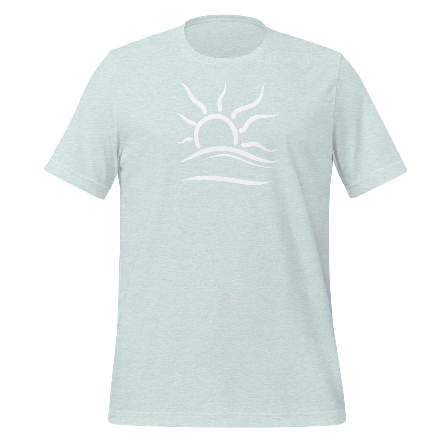 Standard T-Shirt: Naturist Symbol (wht) (Heather)