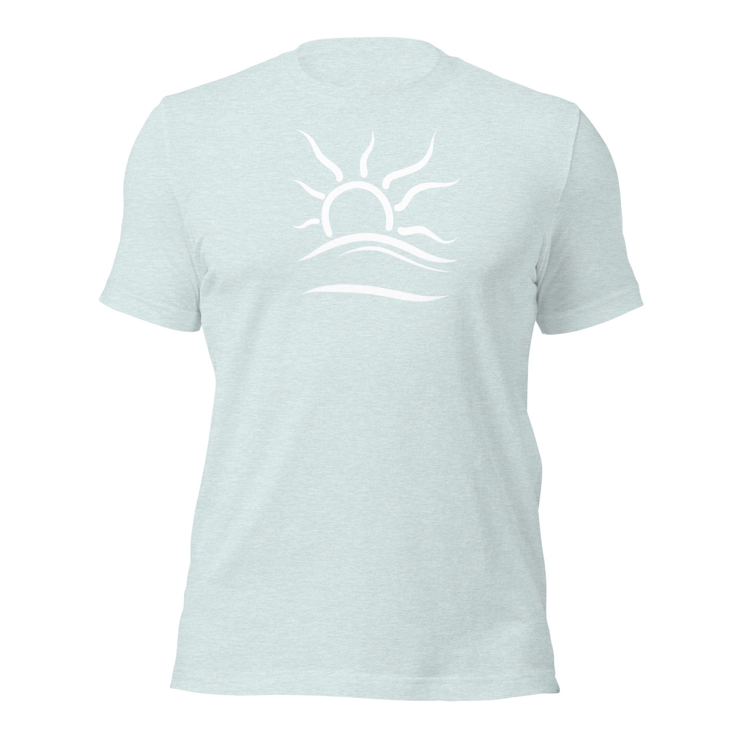 Standard T-Shirt: Naturist Symbol (wht) (Heather)