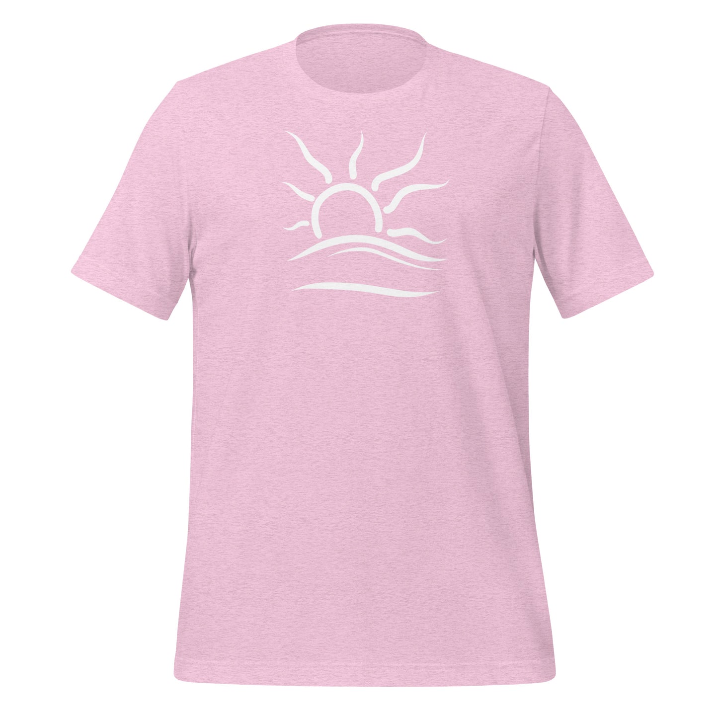 Standard T-Shirt: Naturist Symbol (wht) (Heather)