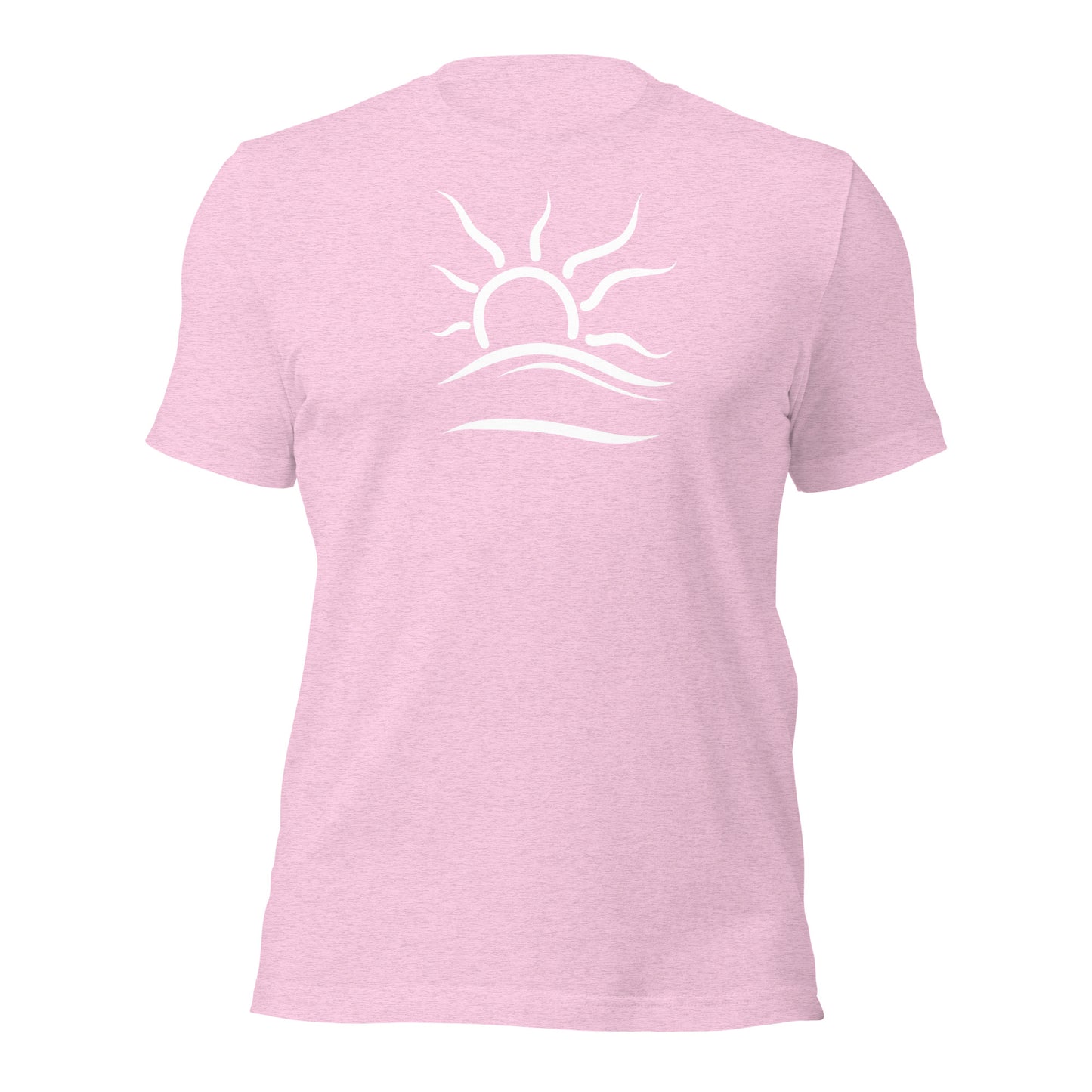 Standard T-Shirt: Naturist Symbol (wht) (Heather)