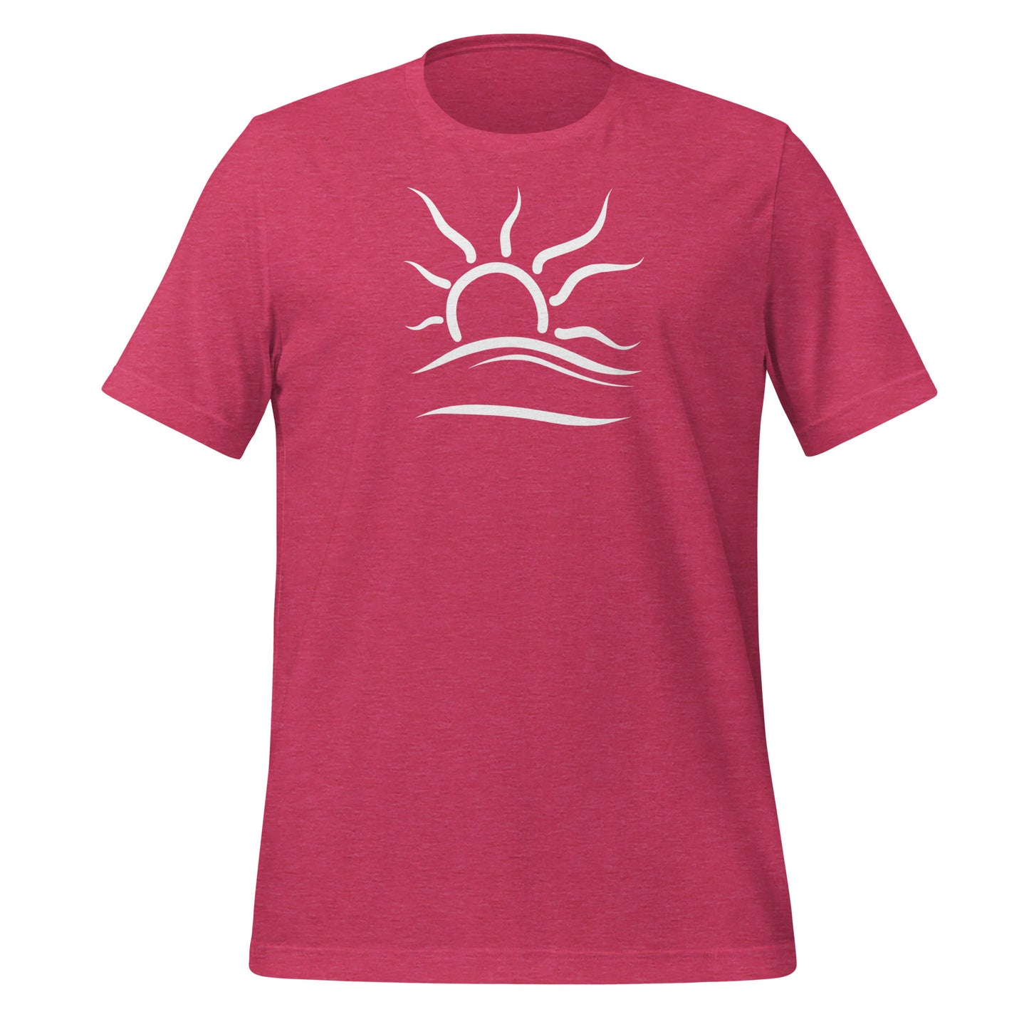 Standard T-Shirt: Naturist Symbol (wht) (Heather)