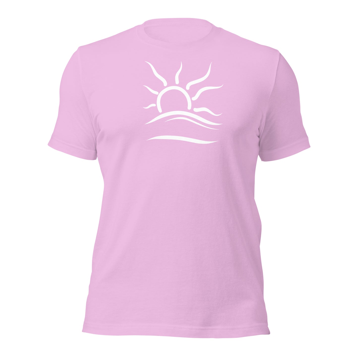 UniseStandard T-Shirt: Naturist Symbol (wht) (Light)