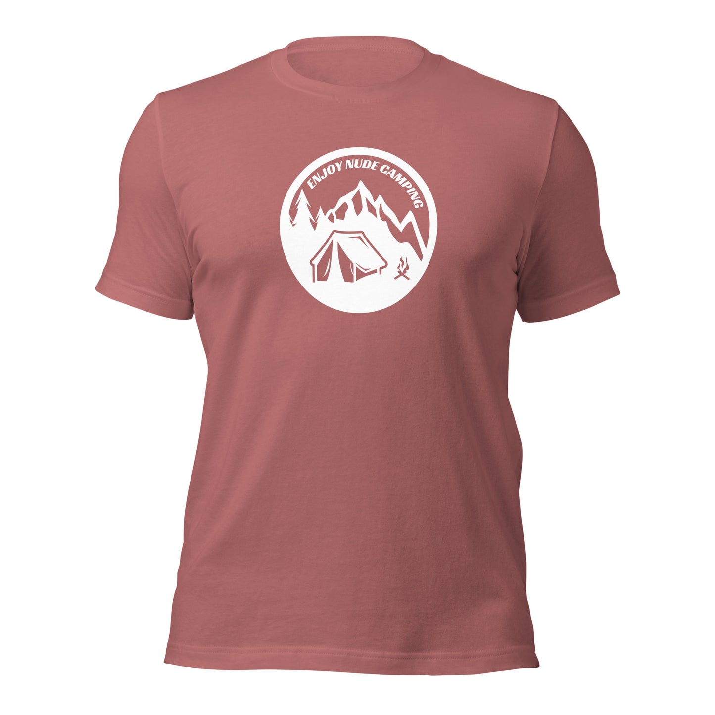 Standard T-Shirt: Enjoy Nude Camping (Light)