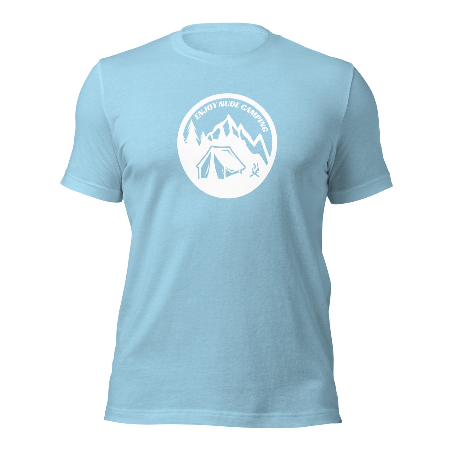 Standard T-Shirt: Enjoy Nude Camping (Light)