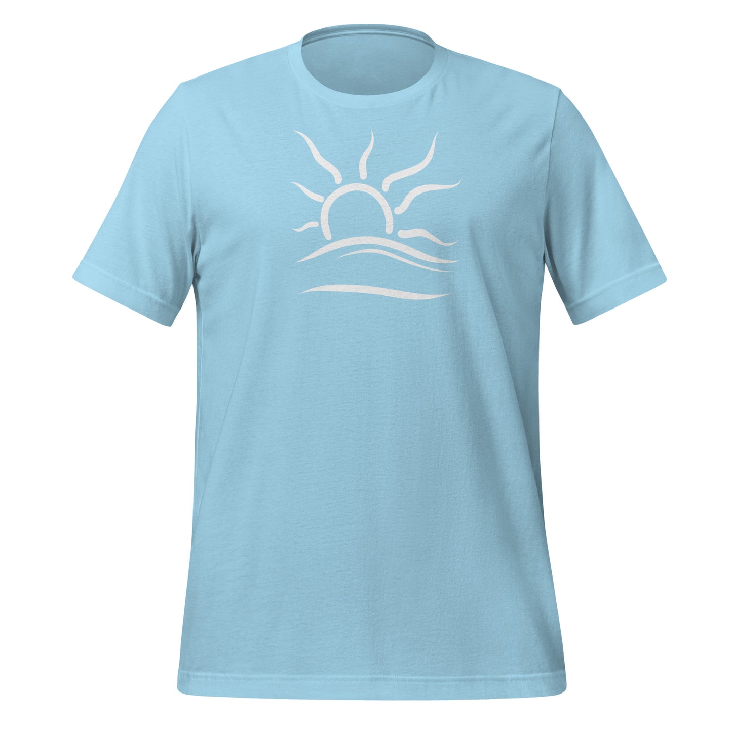 UniseStandard T-Shirt: Naturist Symbol (wht) (Light)