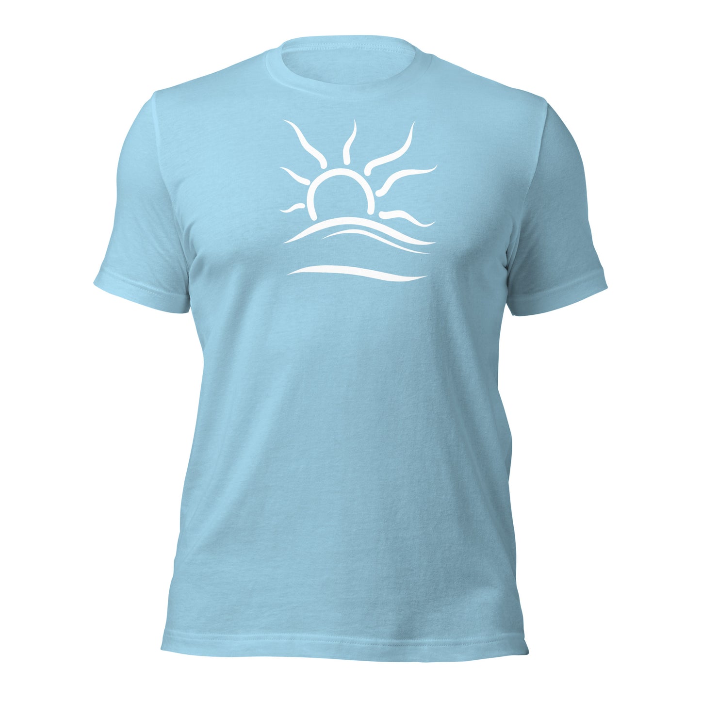 UniseStandard T-Shirt: Naturist Symbol (wht) (Light)