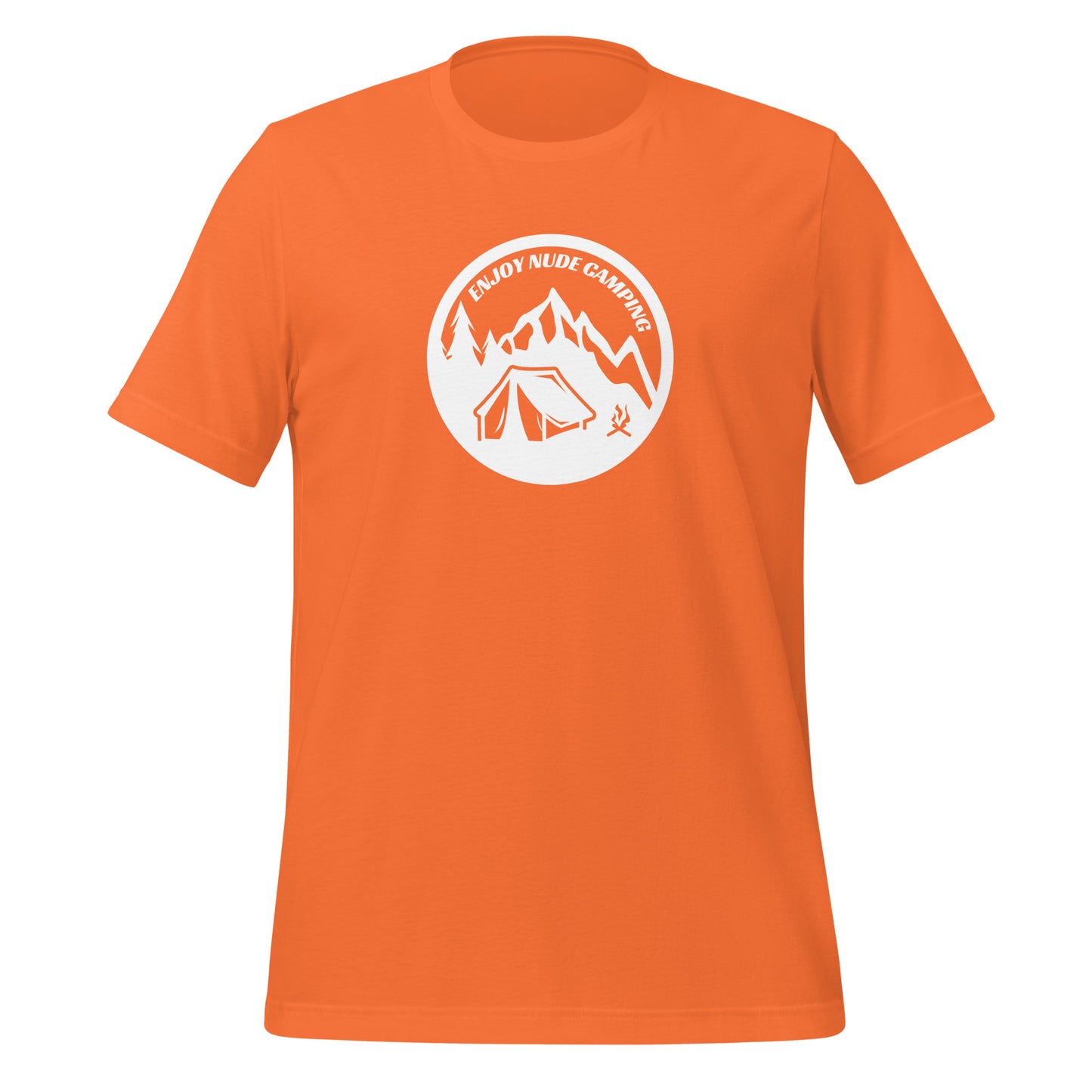 Standard T-Shirt: Enjoy Nude Camping (Light)