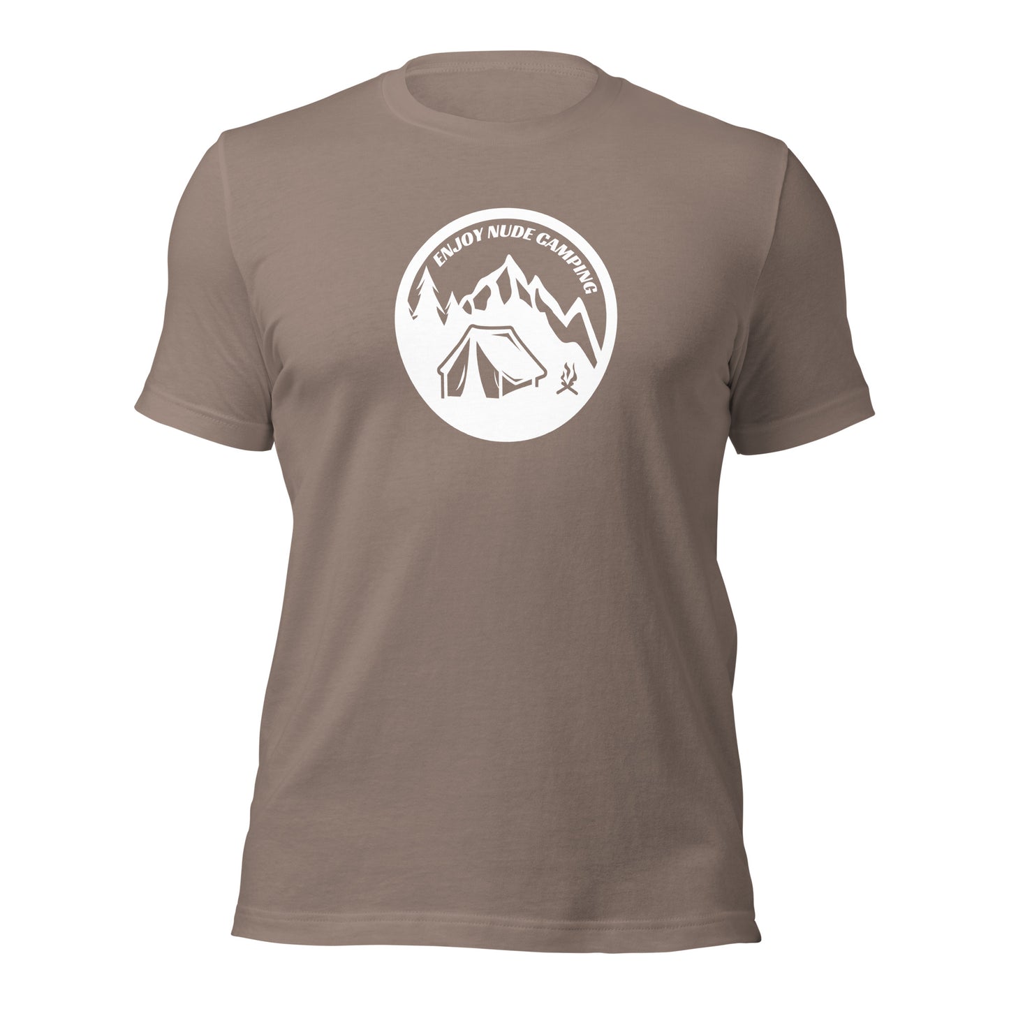 Standard T-Shirt: Enjoy Nude Camping (Light)