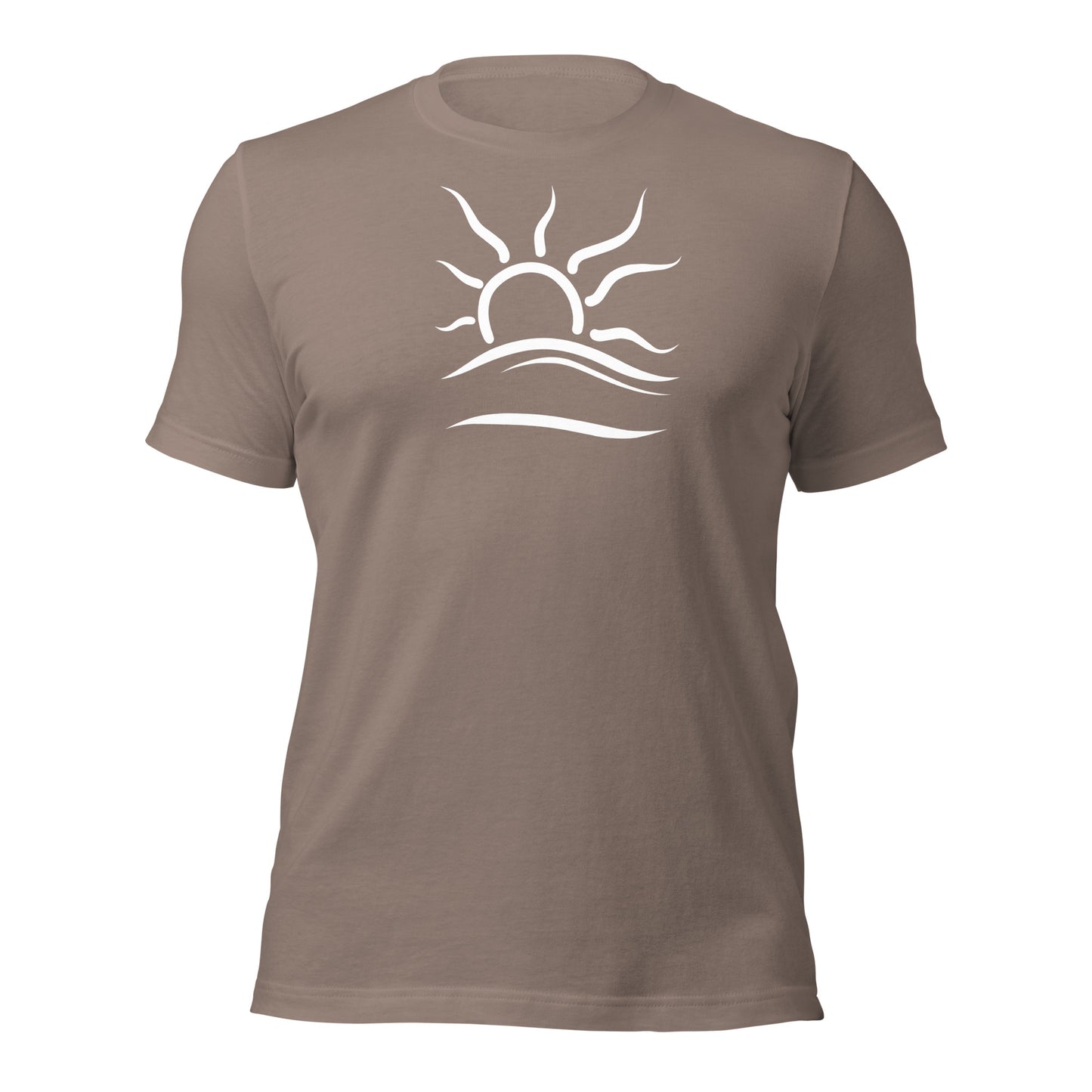 UniseStandard T-Shirt: Naturist Symbol (wht) (Light)