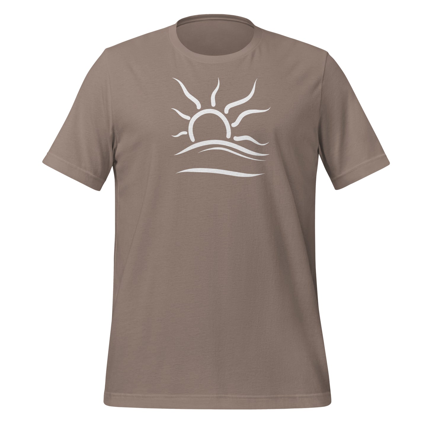 Standard T-Shirt: Naturist Symbol (wht)