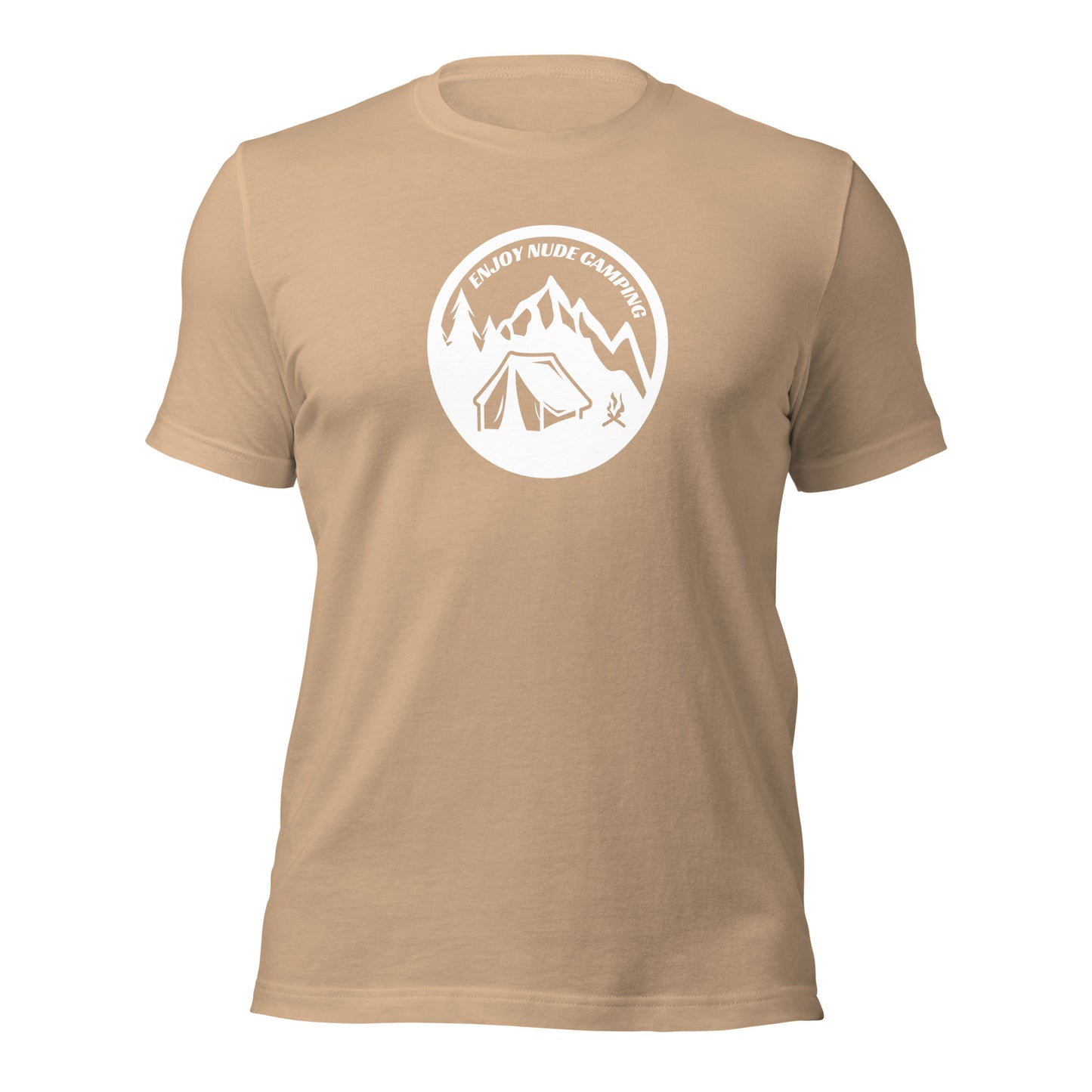 Standard T-Shirt: Enjoy Nude Camping (Light)