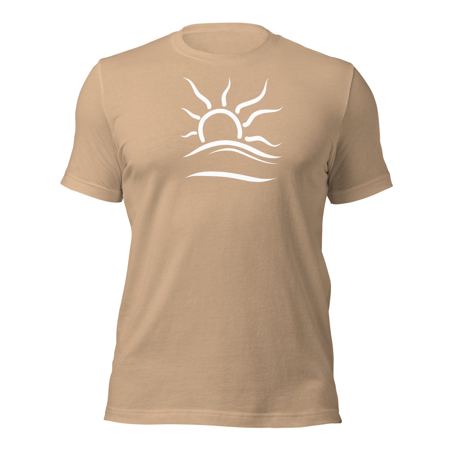 UniseStandard T-Shirt: Naturist Symbol (wht) (Light)