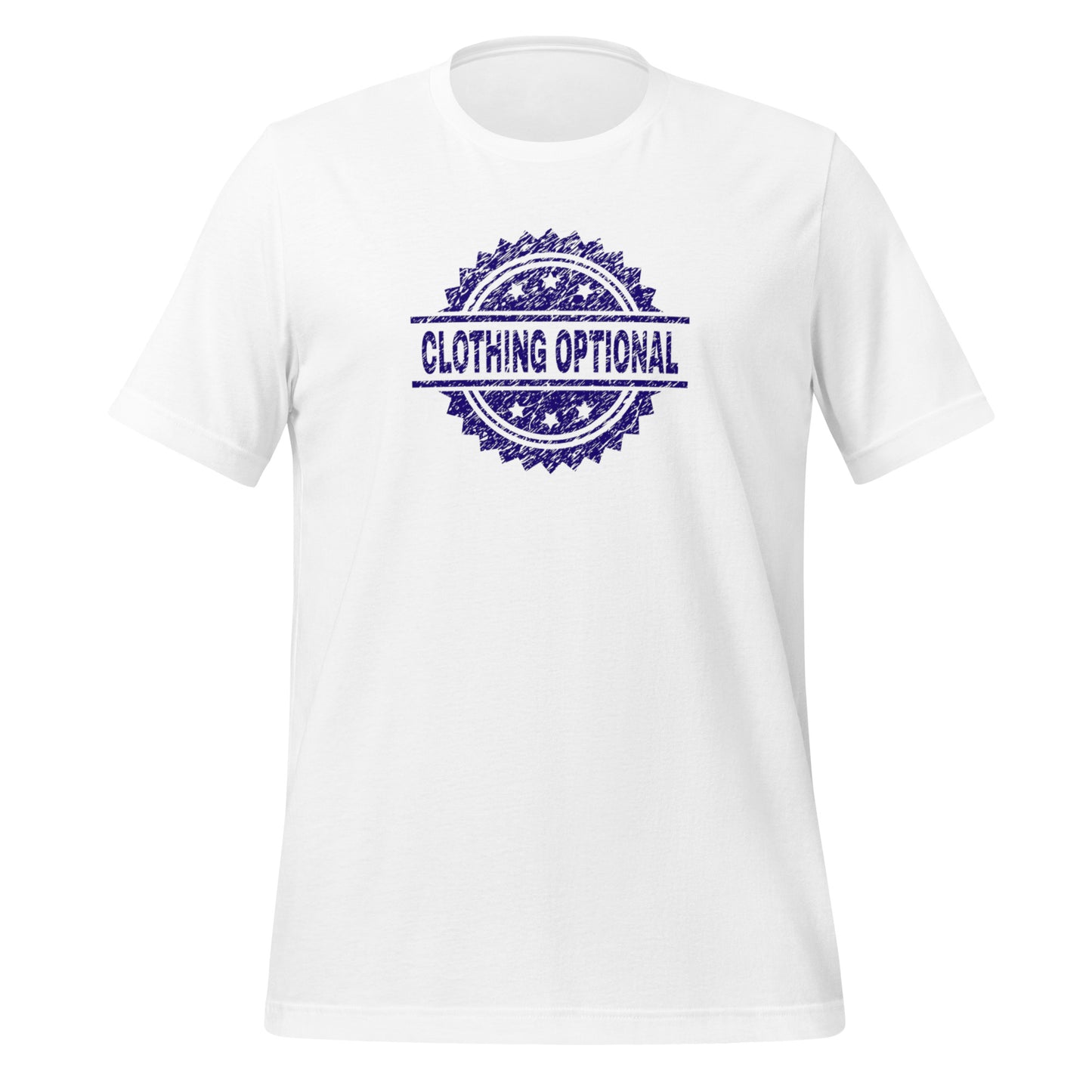 Standard T-Shirt: Clothing Optional Stamp