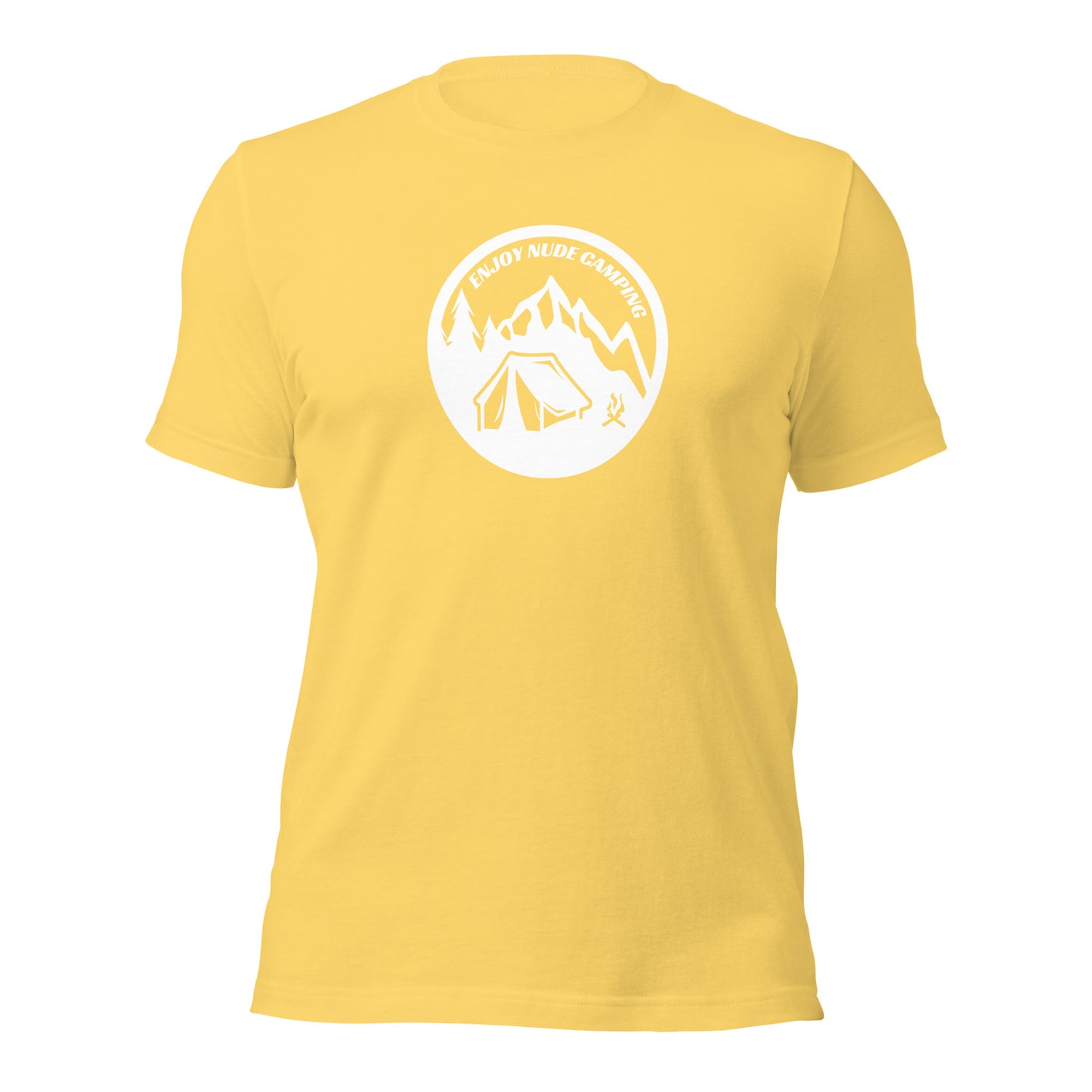 Standard T-Shirt: Enjoy Nude Camping (Light)