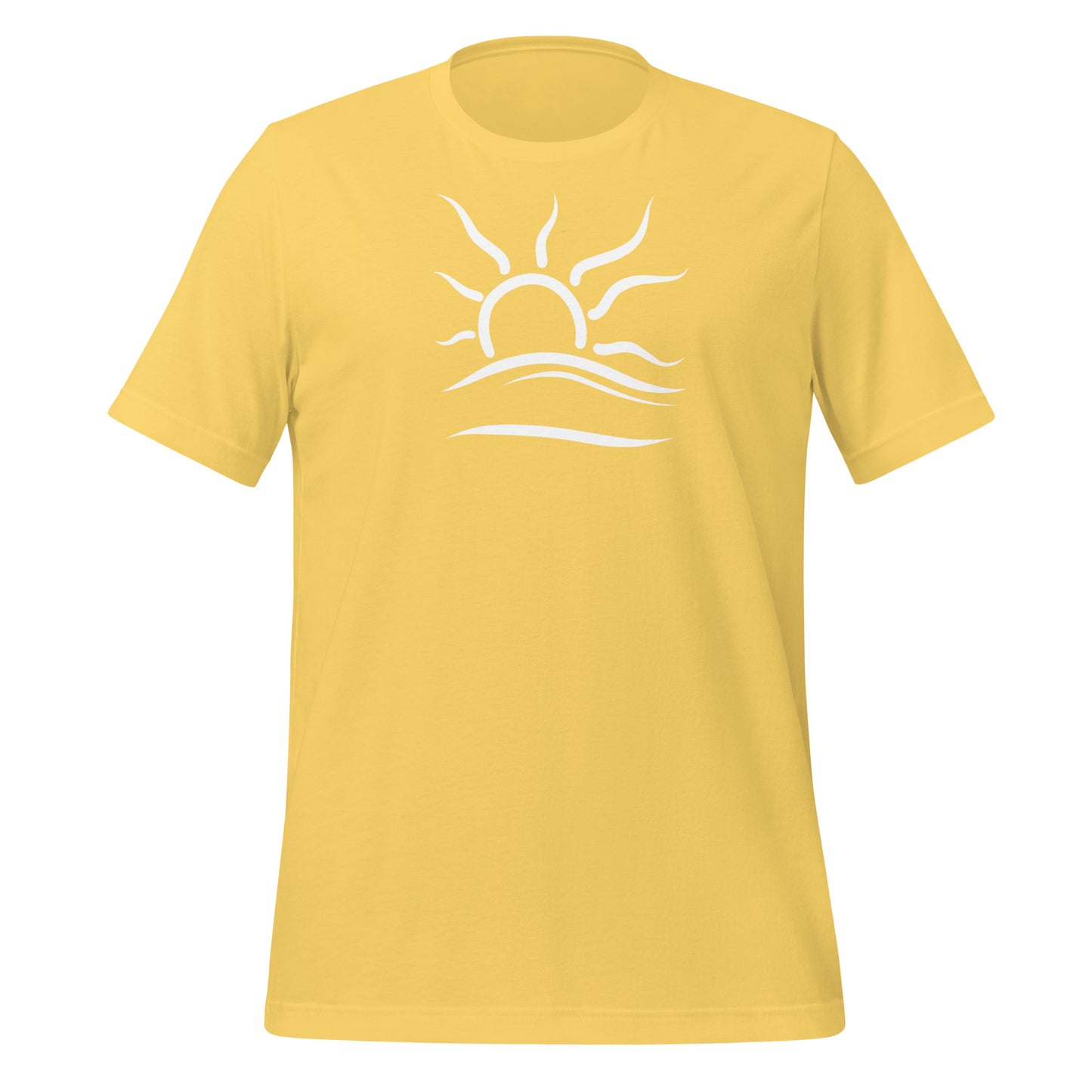 UniseStandard T-Shirt: Naturist Symbol (wht) (Light)