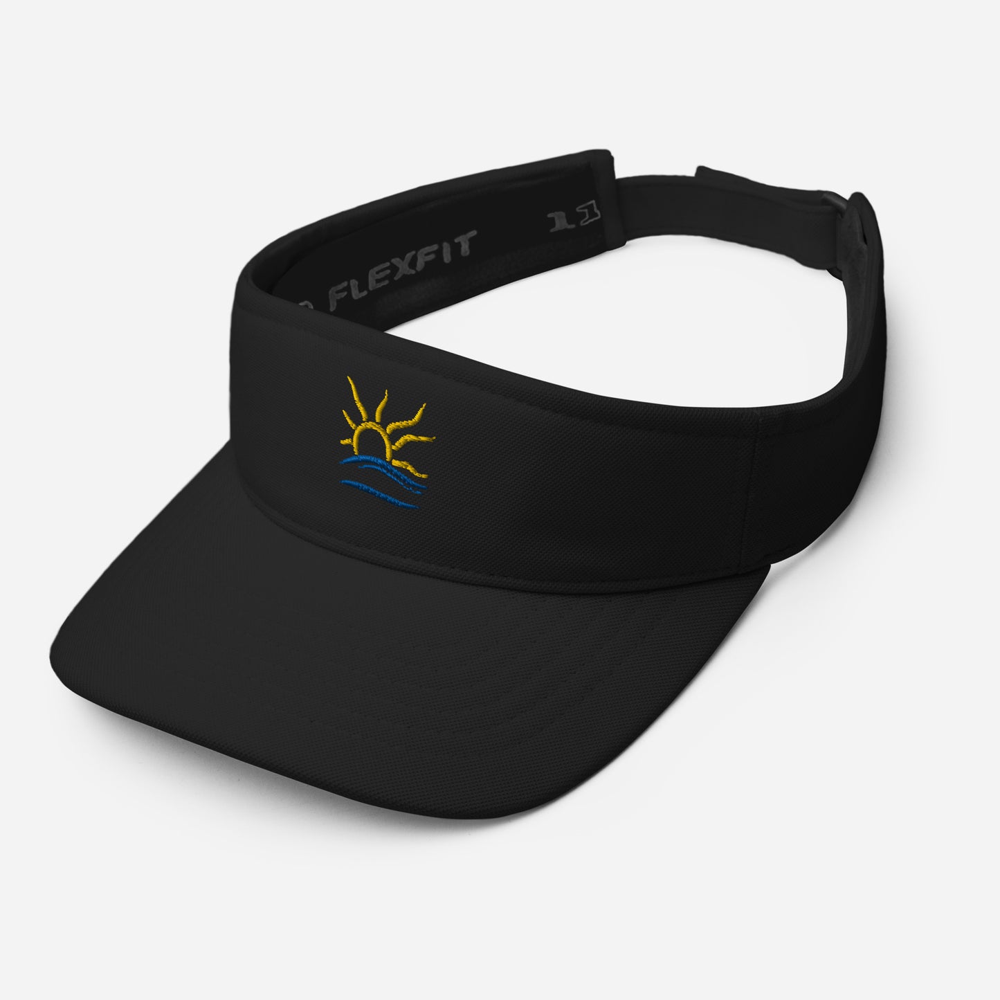 Embroidered Naturist Symbol Sun Visor