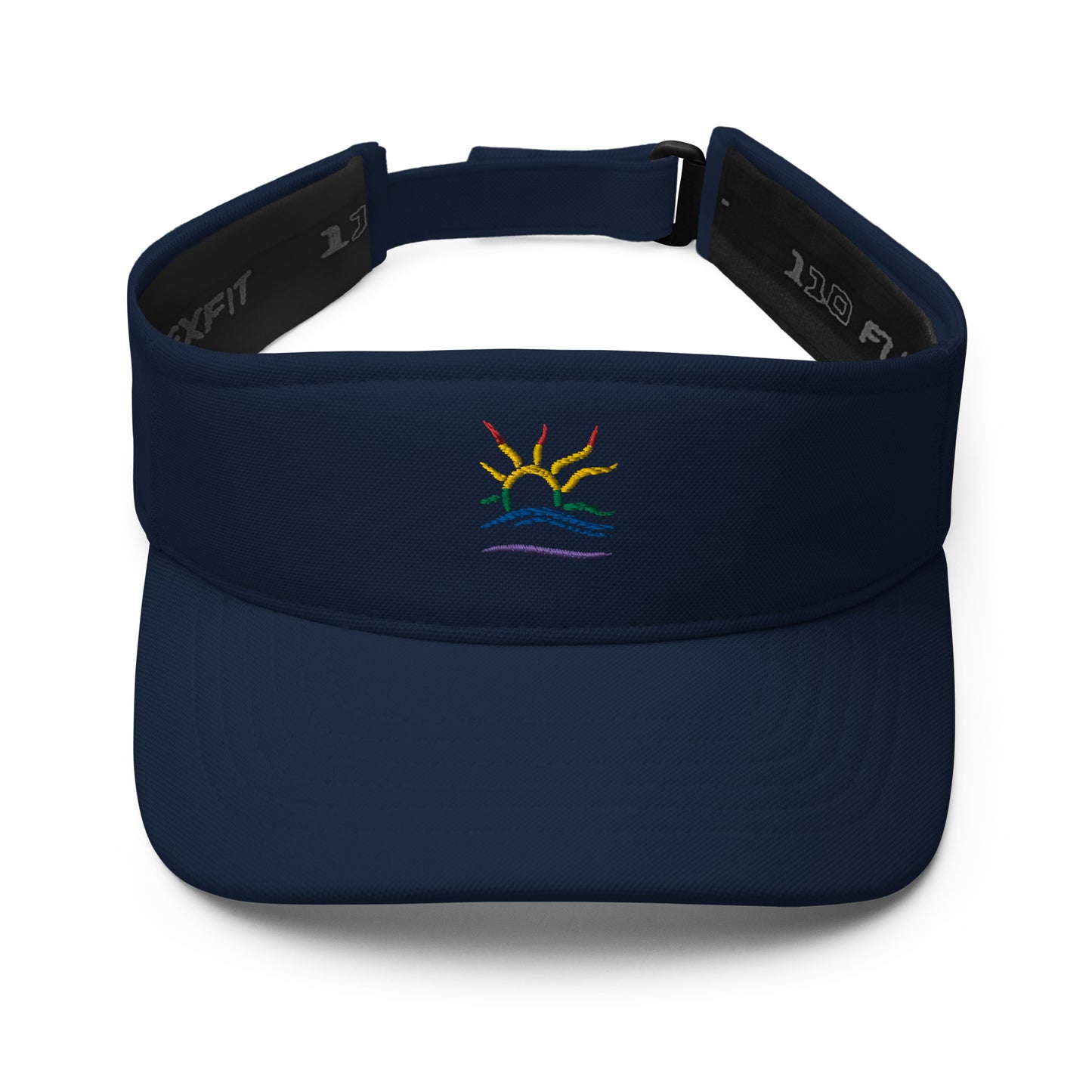 Embroidered Naturist Symbol (Pride) Sun Visor