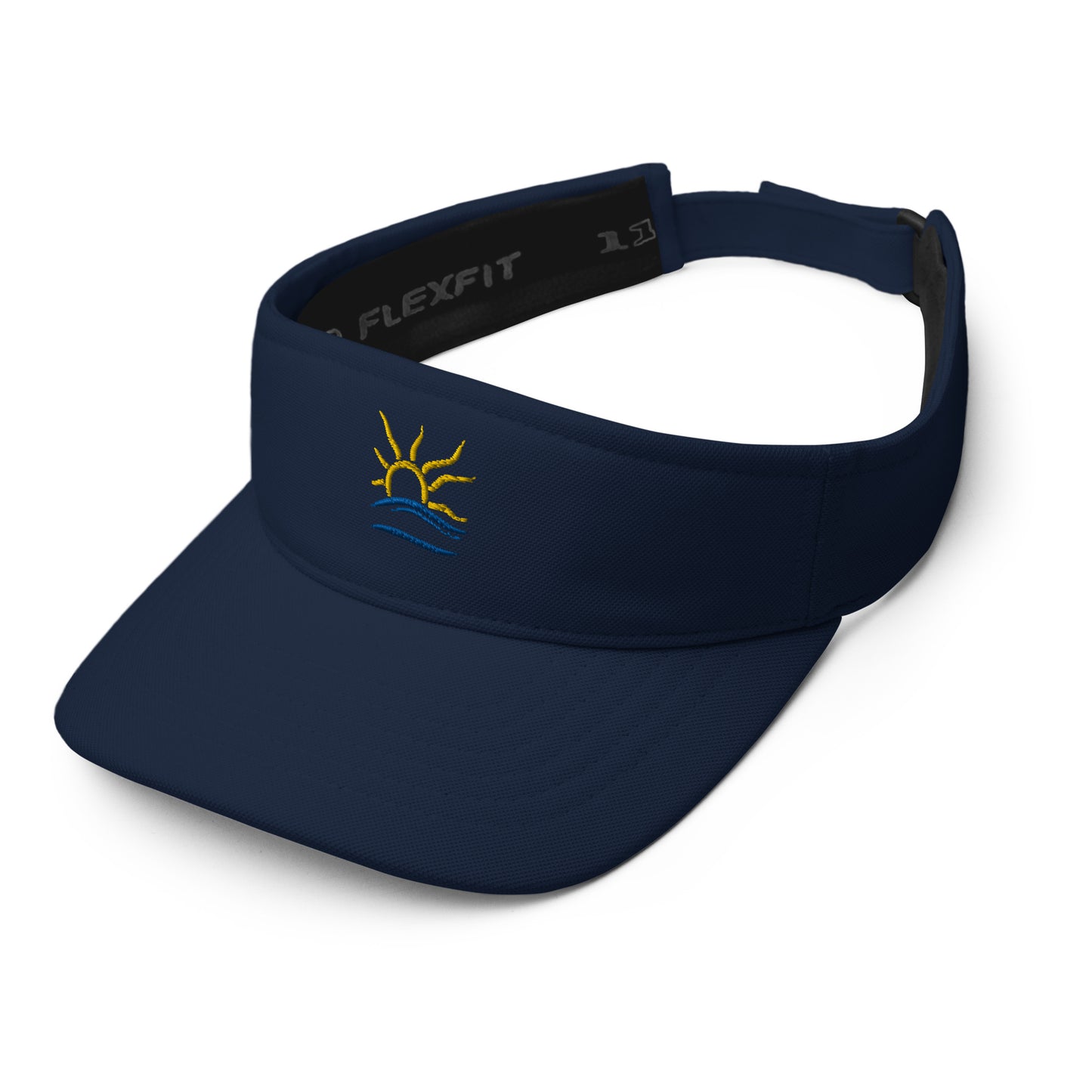 Embroidered Naturist Symbol Sun Visor