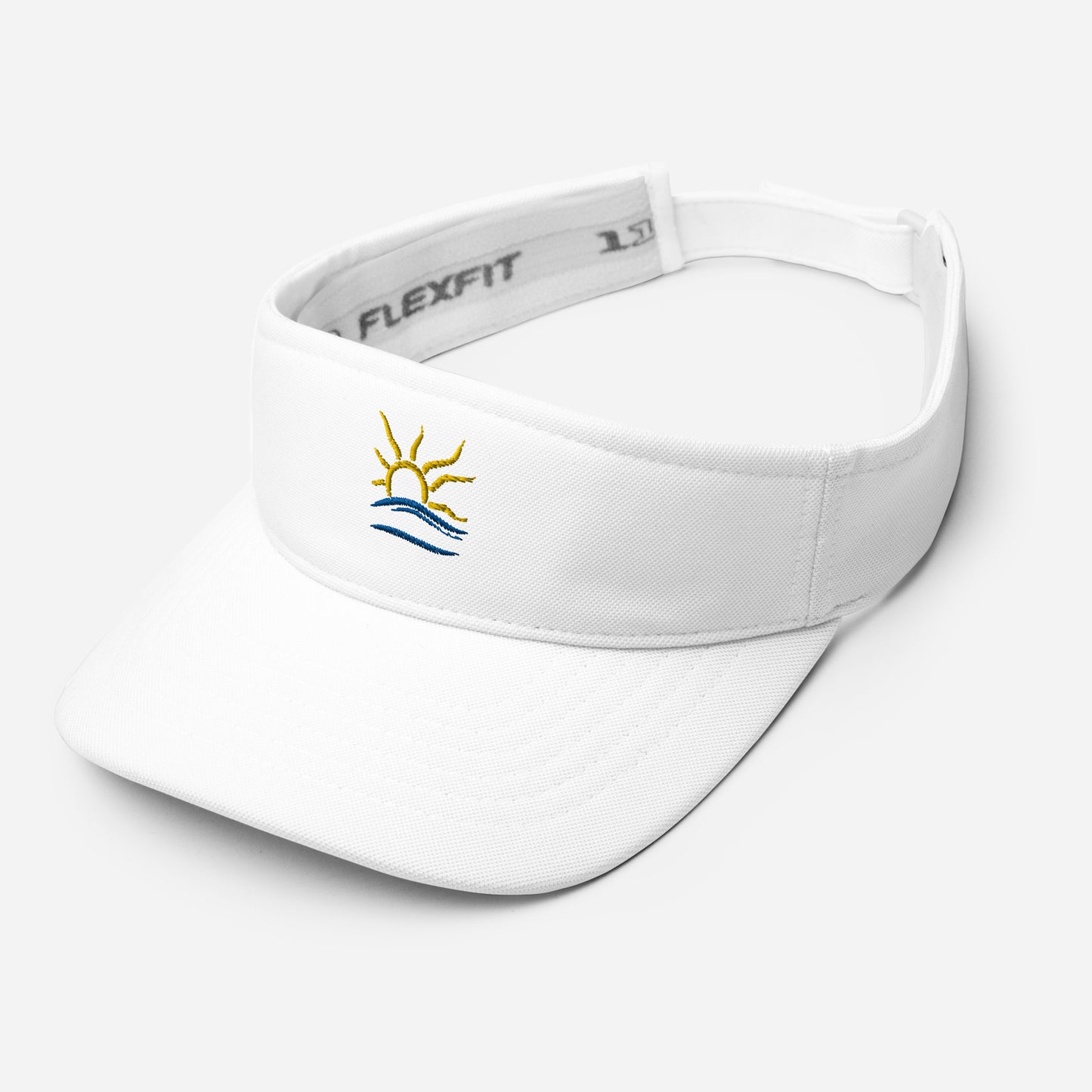 Embroidered Naturist Symbol Sun Visor