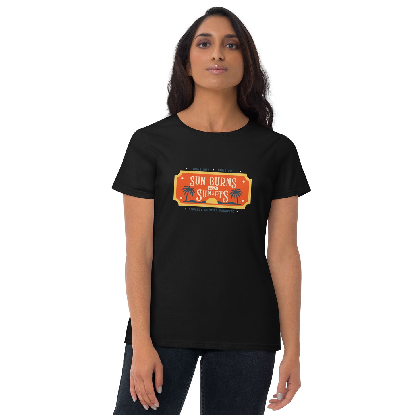 Sun Burns and Sunsets Women's short sleeve t-shirt