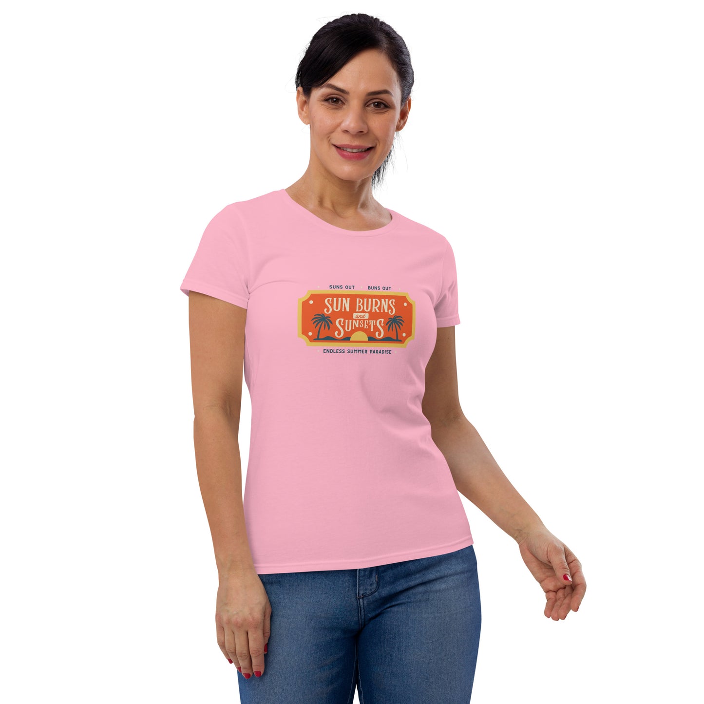 Sun Burns and Sunsets Women's short sleeve t-shirt