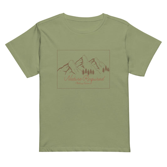 Nature Required Women’s high-waisted t-shirt